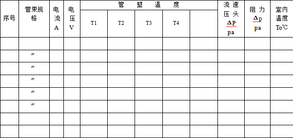强迫对流单管外放热系数测试说明书(图11) 强迫对流单管外放热系数测试说明书(图11)